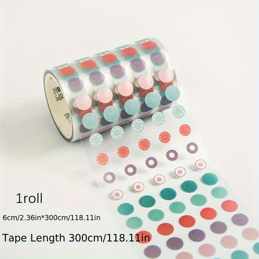Rolo de Bolinhas Adesivas coloridas para Scrapbook