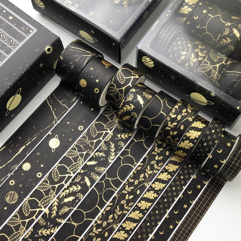 Kit com 10 rolos de fita washi