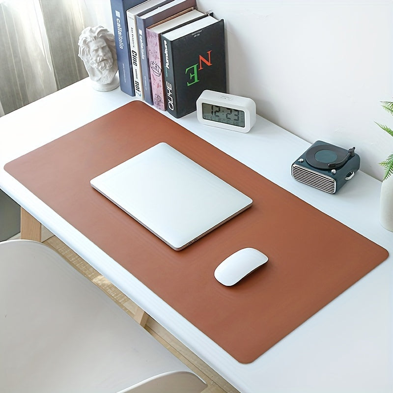 Mouse pad de couro sintético para escritório