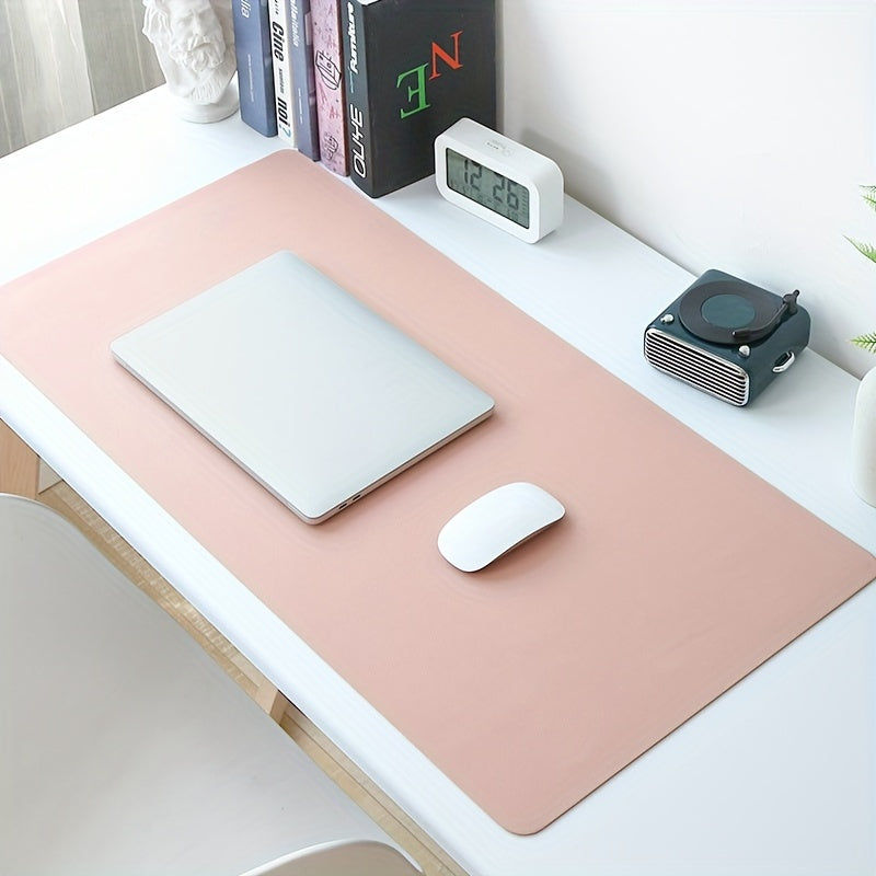 Mouse pad de couro sintético para escritório