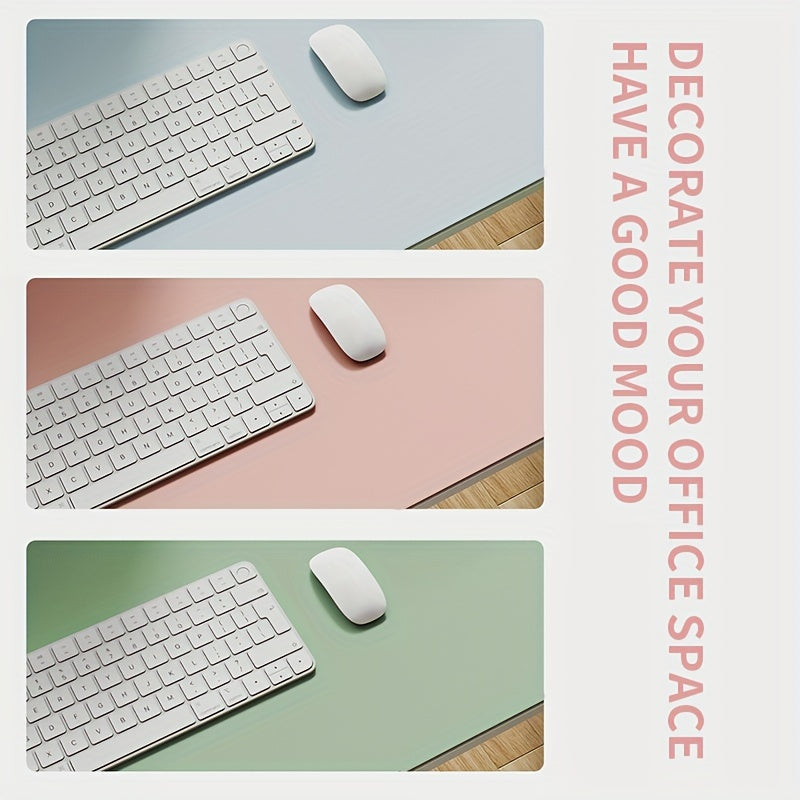 Mouse pad de couro sintético para escritório