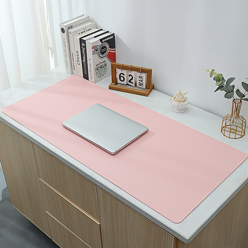 Mouse pad de couro sintético para escritório