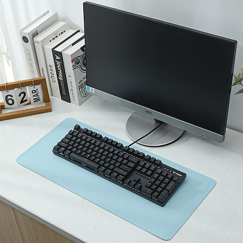 Mouse pad de couro sintético para escritório