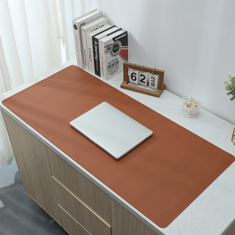 Mouse pad de couro sintético para escritório