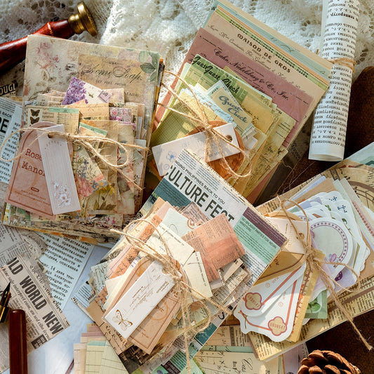 Kit Papel para Scrapbook com 100 unidades