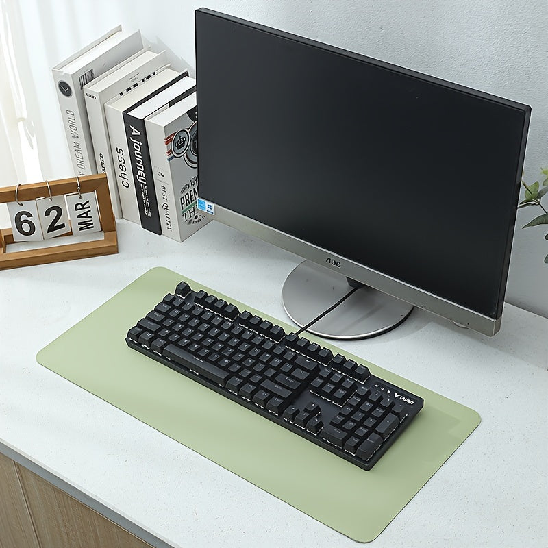 Mouse pad de couro sintético para escritório