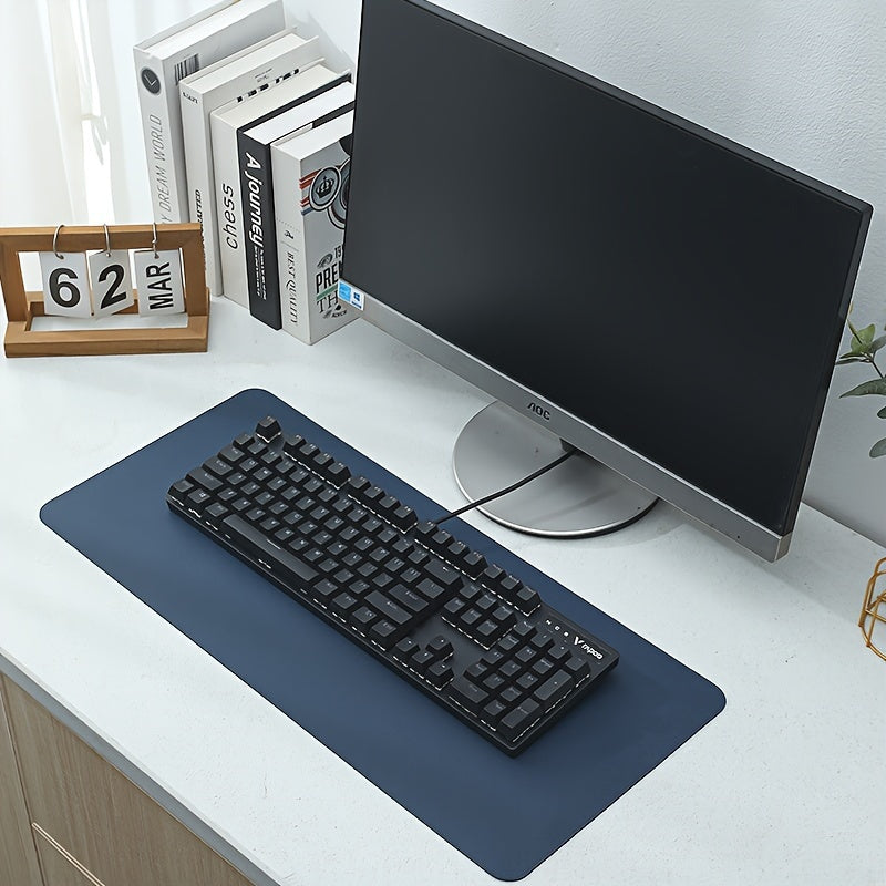 Mouse pad de couro sintético para escritório