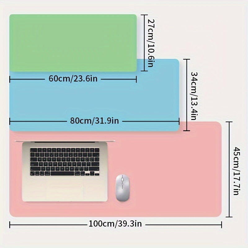 Mouse pad de couro sintético para escritório