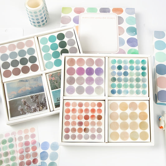 Kit de Adesivos Bolinha Washi