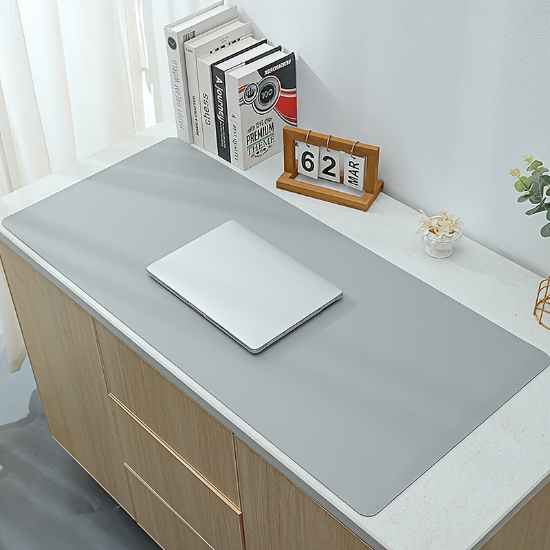 Mouse pad de couro sintético para escritório