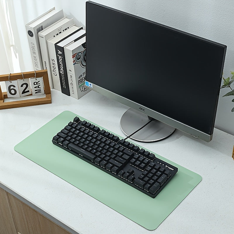 Mouse pad de couro sintético para escritório