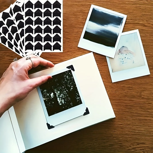 Kit com 120 Adesivos Autoadesivos para Cantos de Fotos