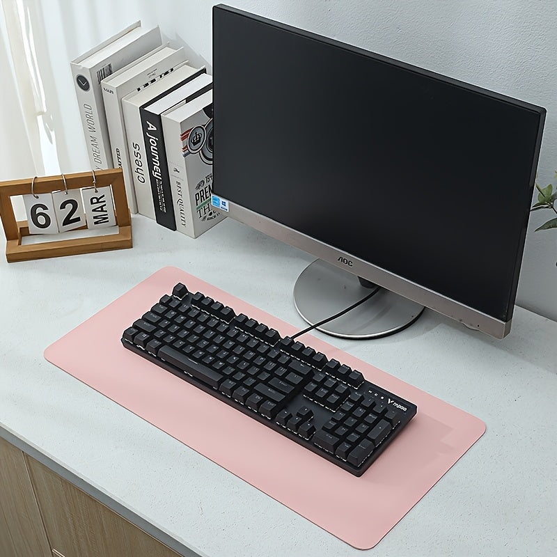 Mouse pad de couro sintético para escritório