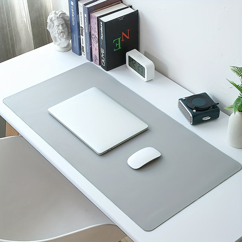 Mouse pad de couro sintético para escritório